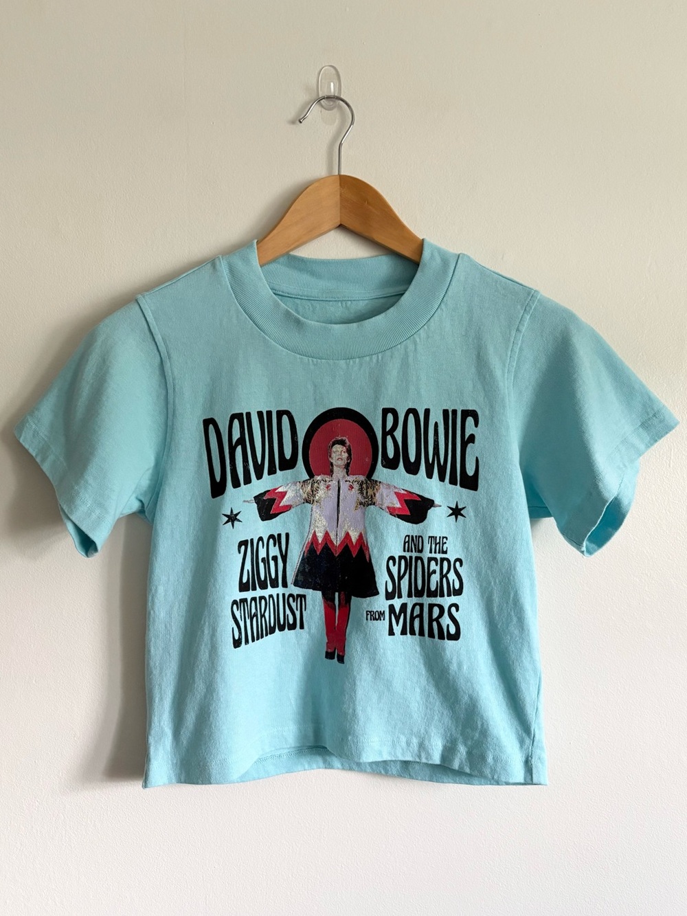 Chaser David Bowie Crop Tee